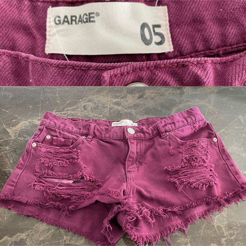 GARAGE Flirty Festival Style DENIM SHORTS Size 5